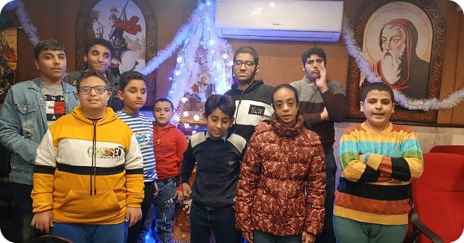 Children at a community event.